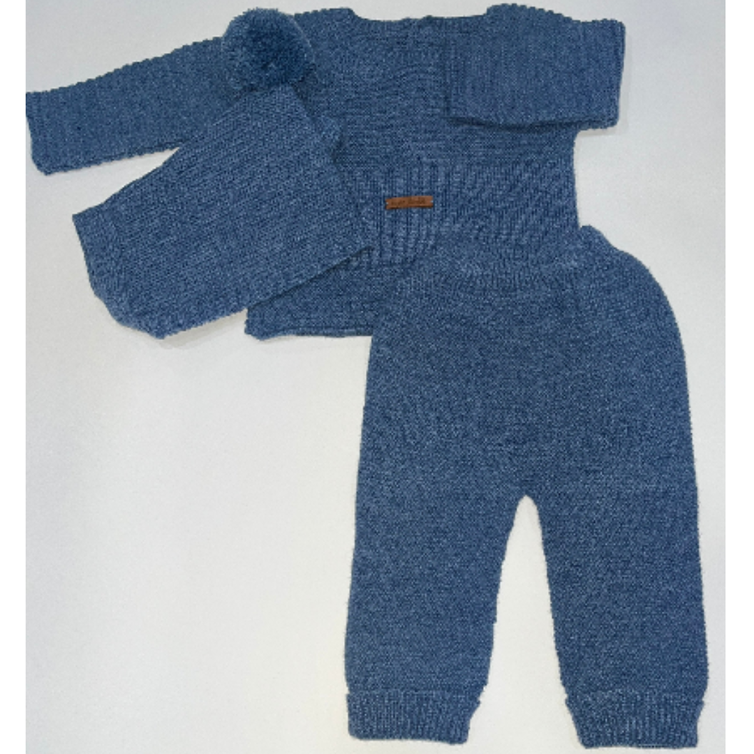 Knit Sweater/Footless Pant Set