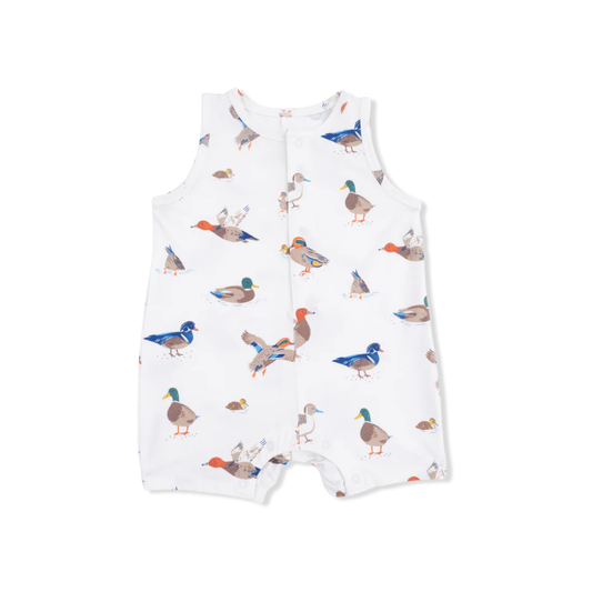 Ducks Sleeveless Shortie Romper