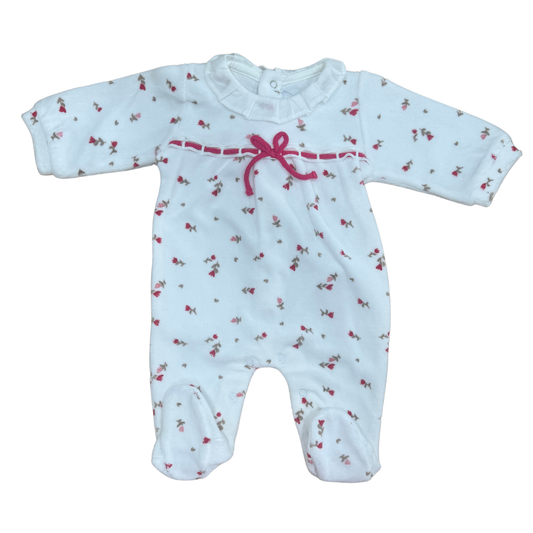 Blooming Garden Velvet Footie