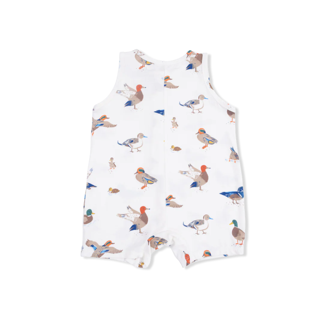 Ducks Sleeveless Shortie Romper