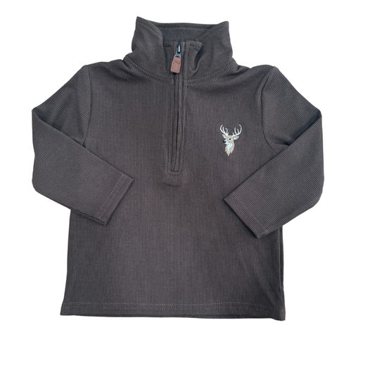 Deer Boys Zip Pullover