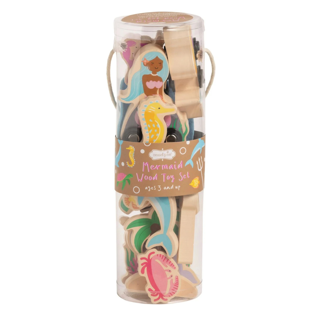 Mermaid Wood Toy Set