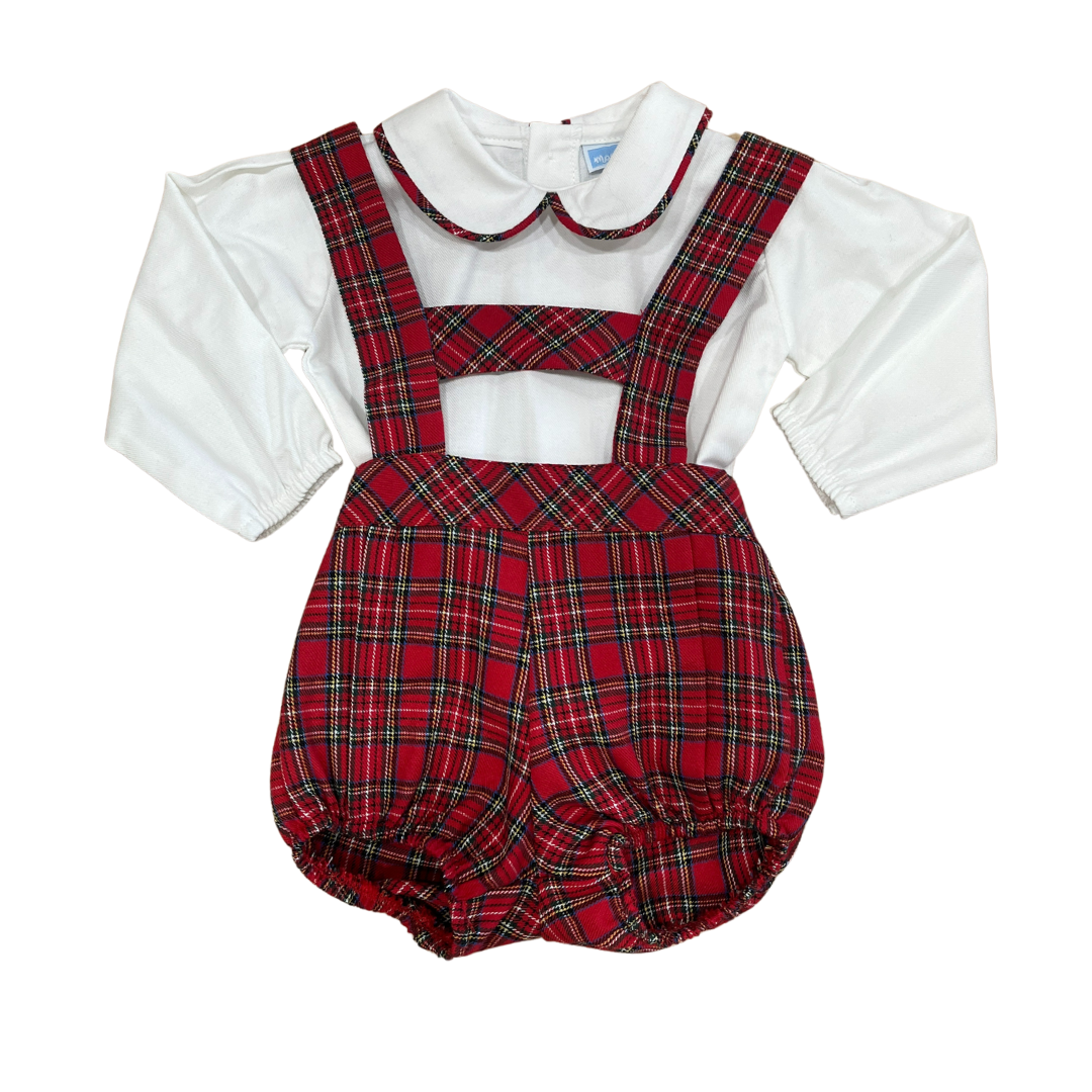 Tartan 3pc Overall Set