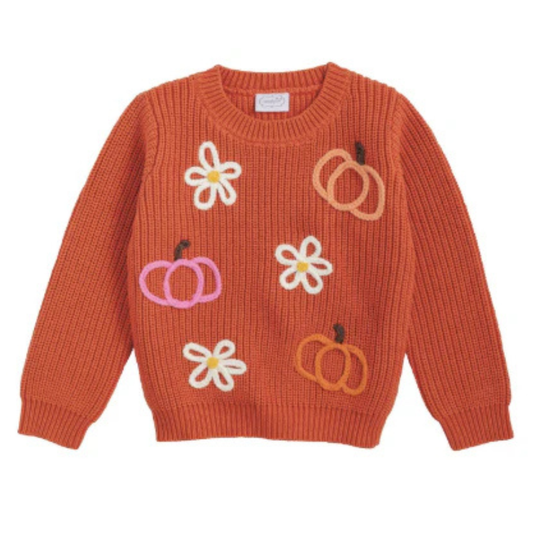 Pumpkins & Flowers Sweater