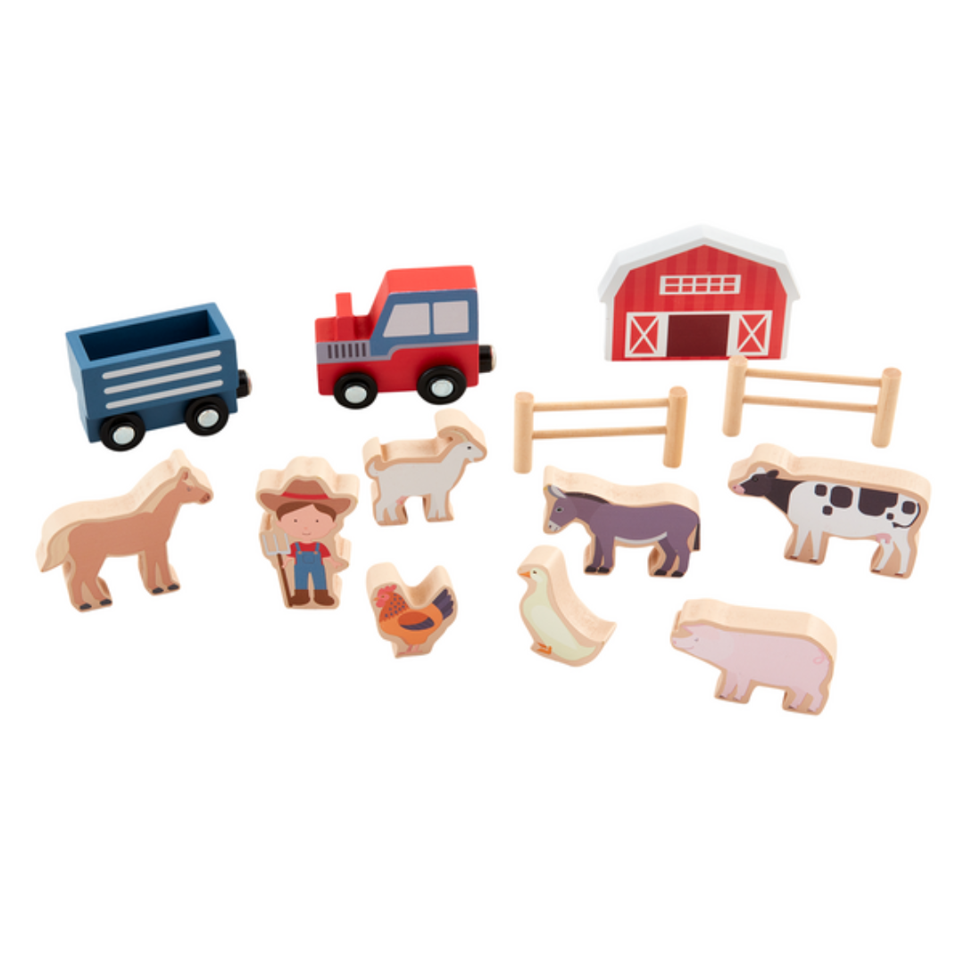 Farm Wood Toy Set