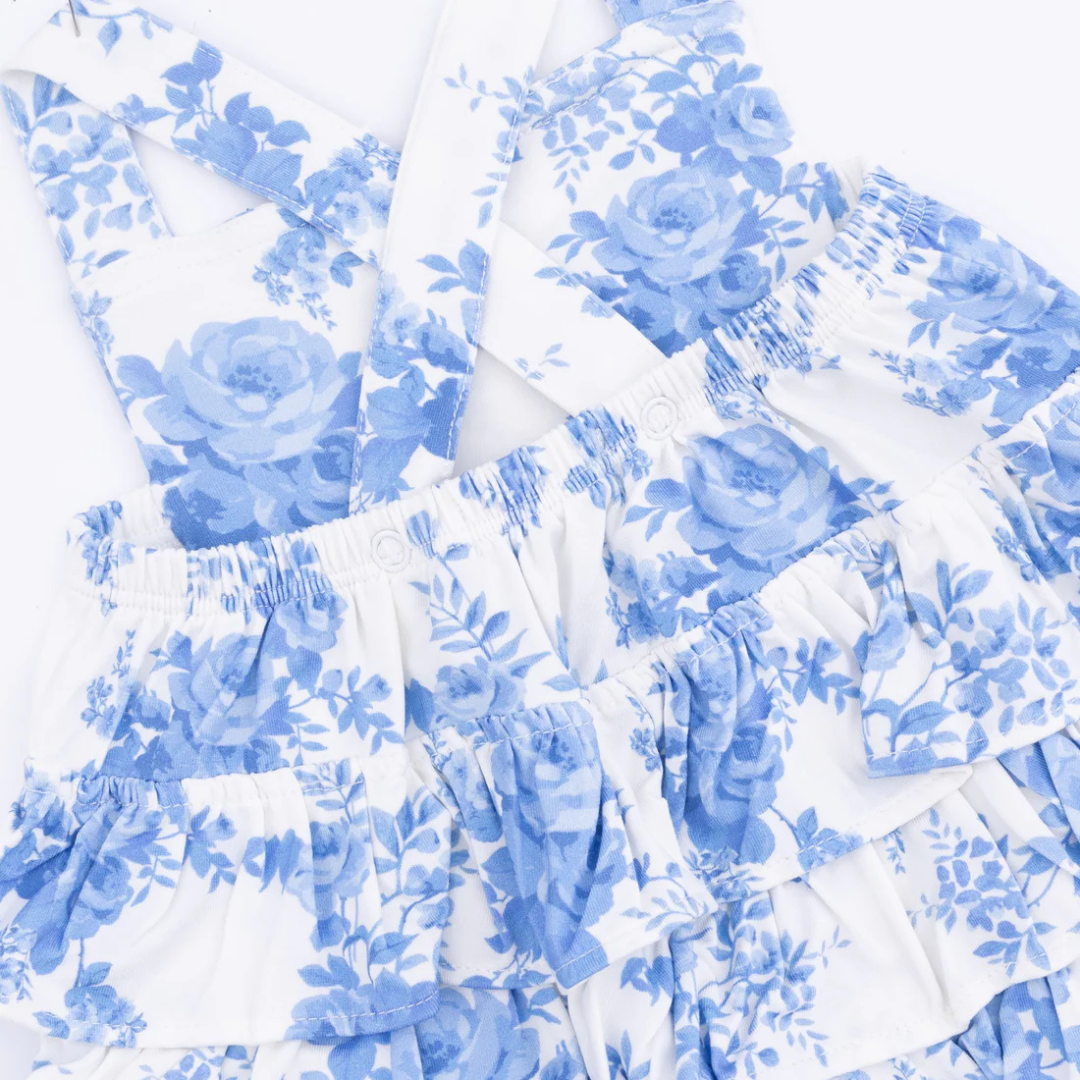Dream Cottage Floral Ruffle Sunsuit