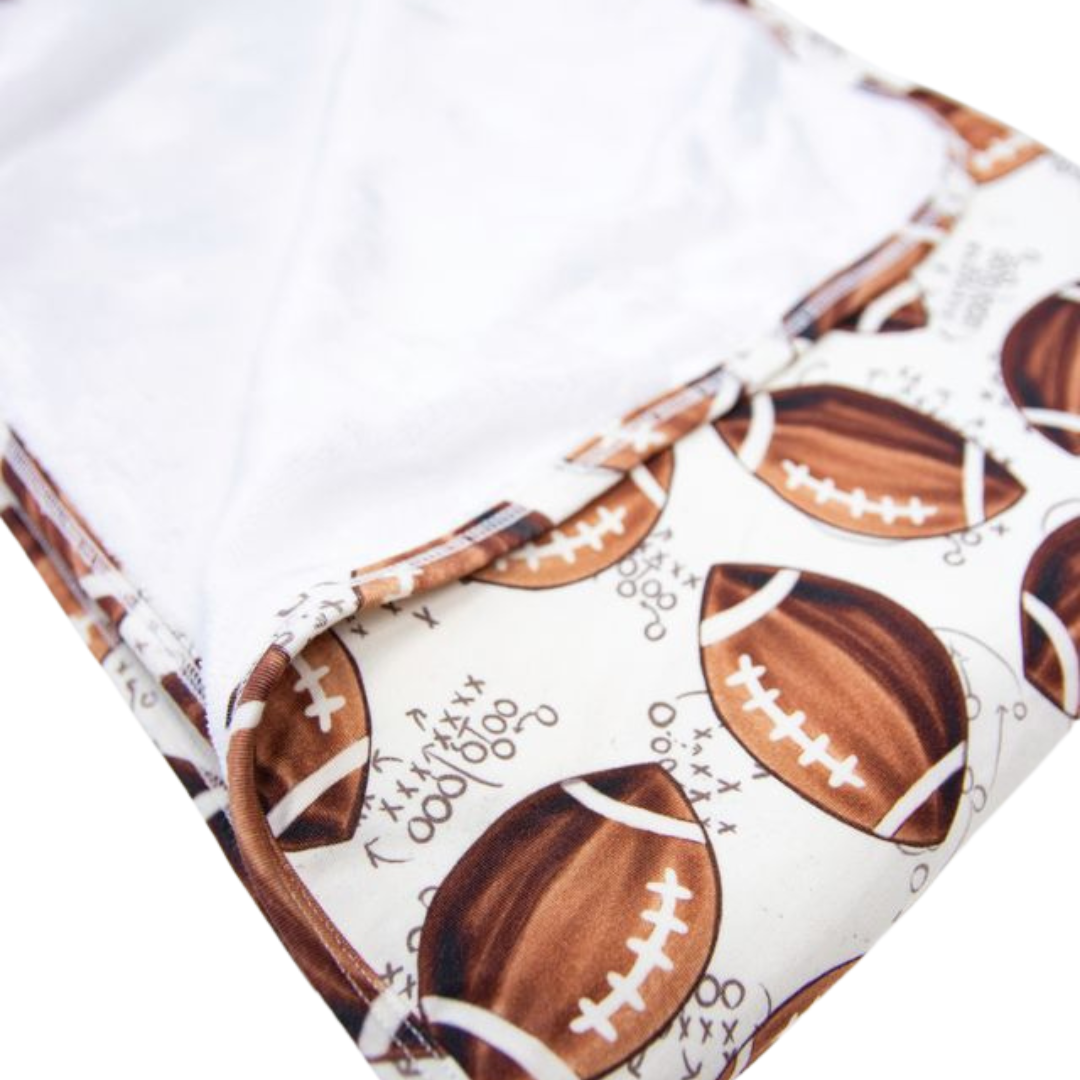 Tiny Tackle Swaddle Blanket