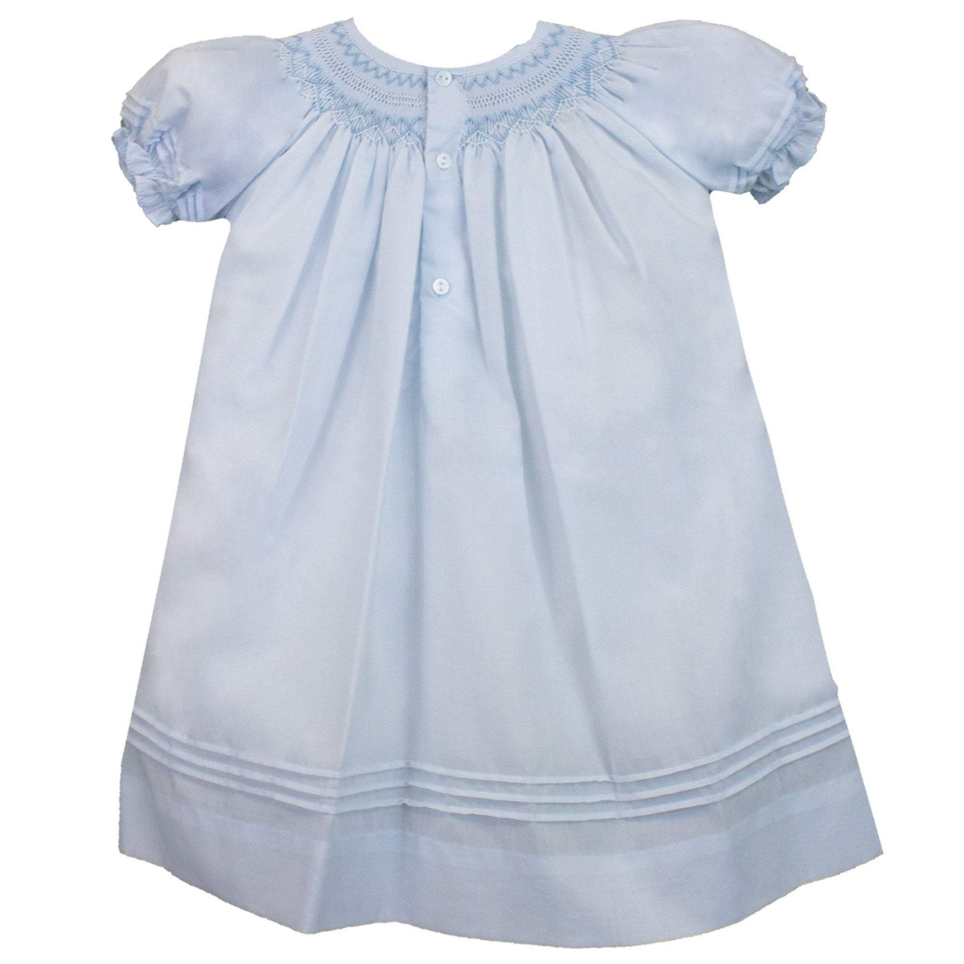 Petit Ami Smocked Daygown with Pleats