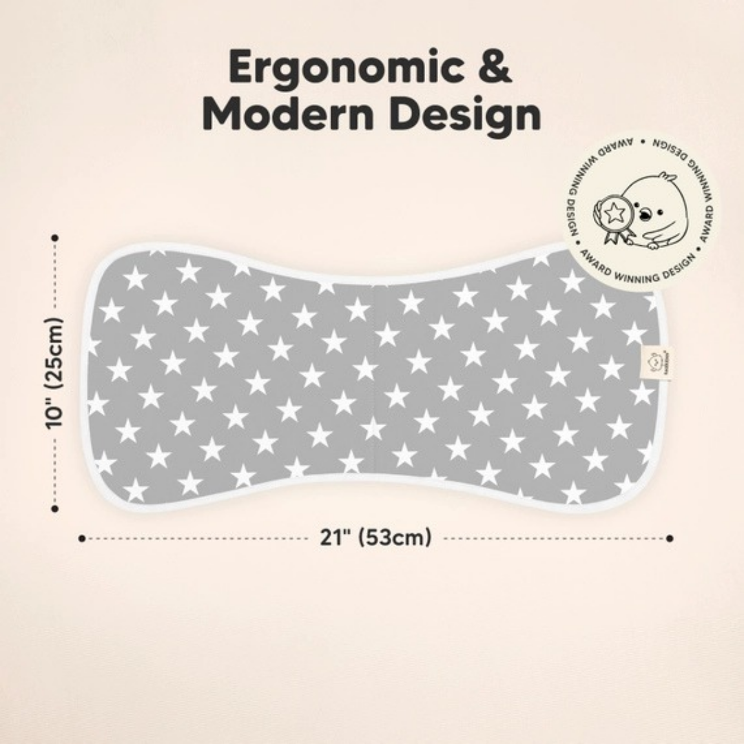 Grayscale Urban Burp Cloths