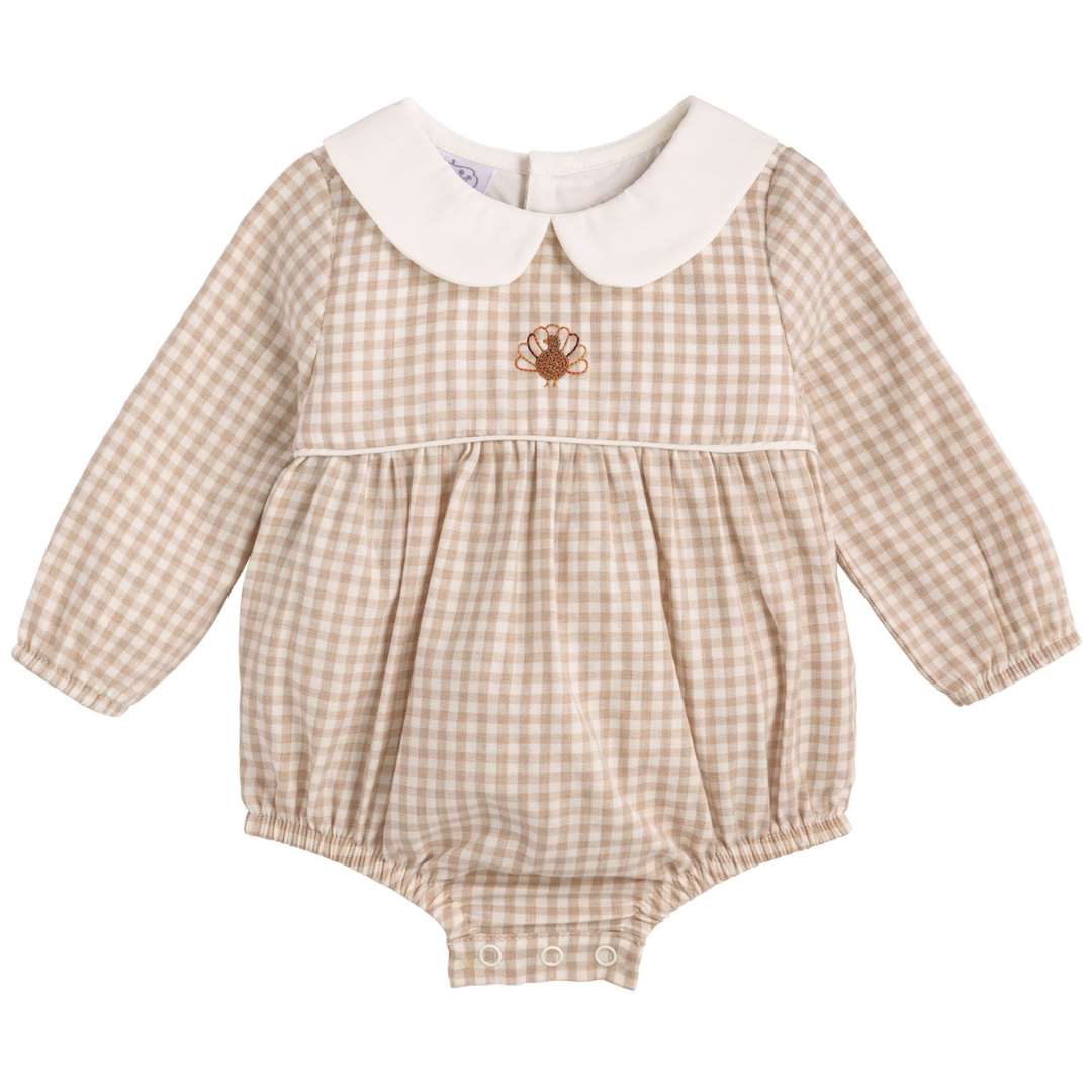 Boy Gingham Turkey Bubble