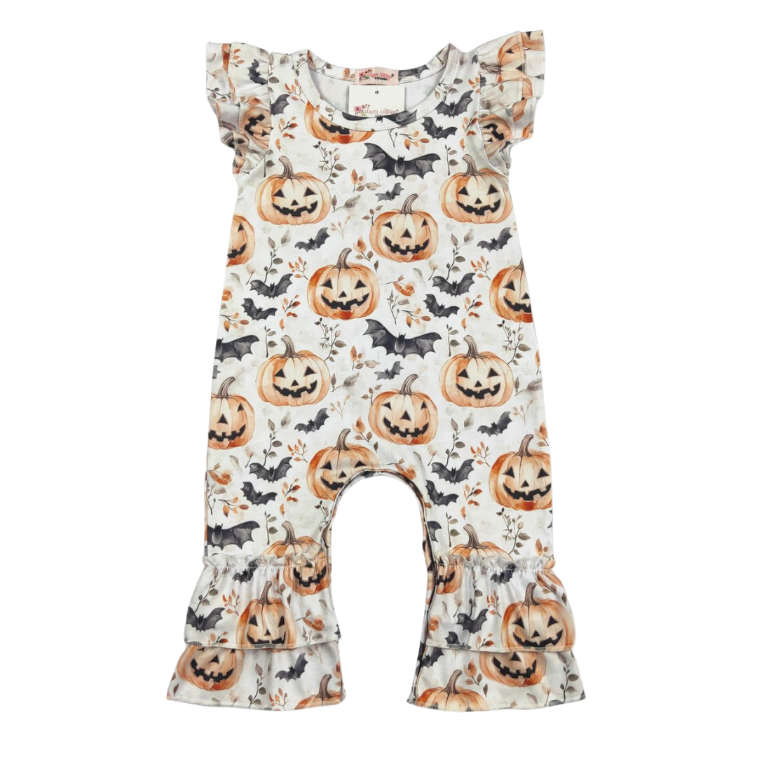 Spooky Wispy Ruffled Romper