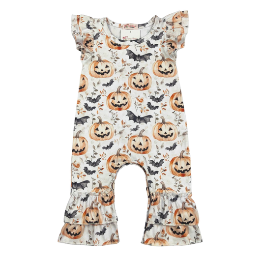 Spooky Wispy Ruffled Romper