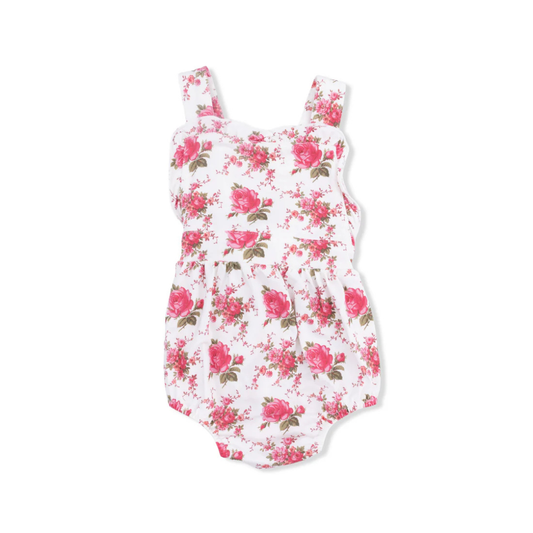 Elegant Roses Ruffle Bubble
