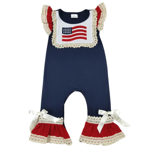 Patriotic Girls Romper