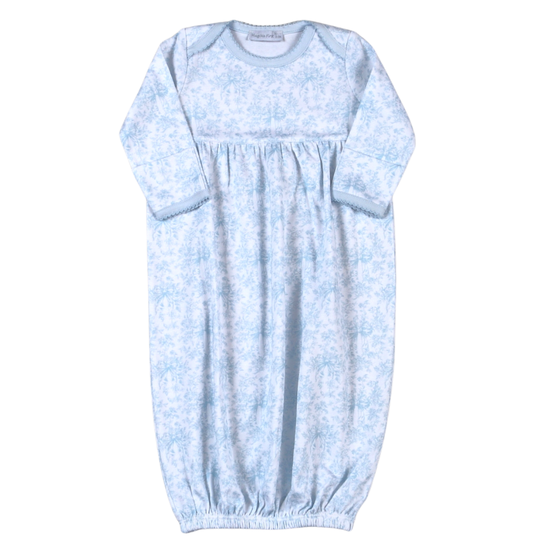 Sisi Blue Toile Gown
