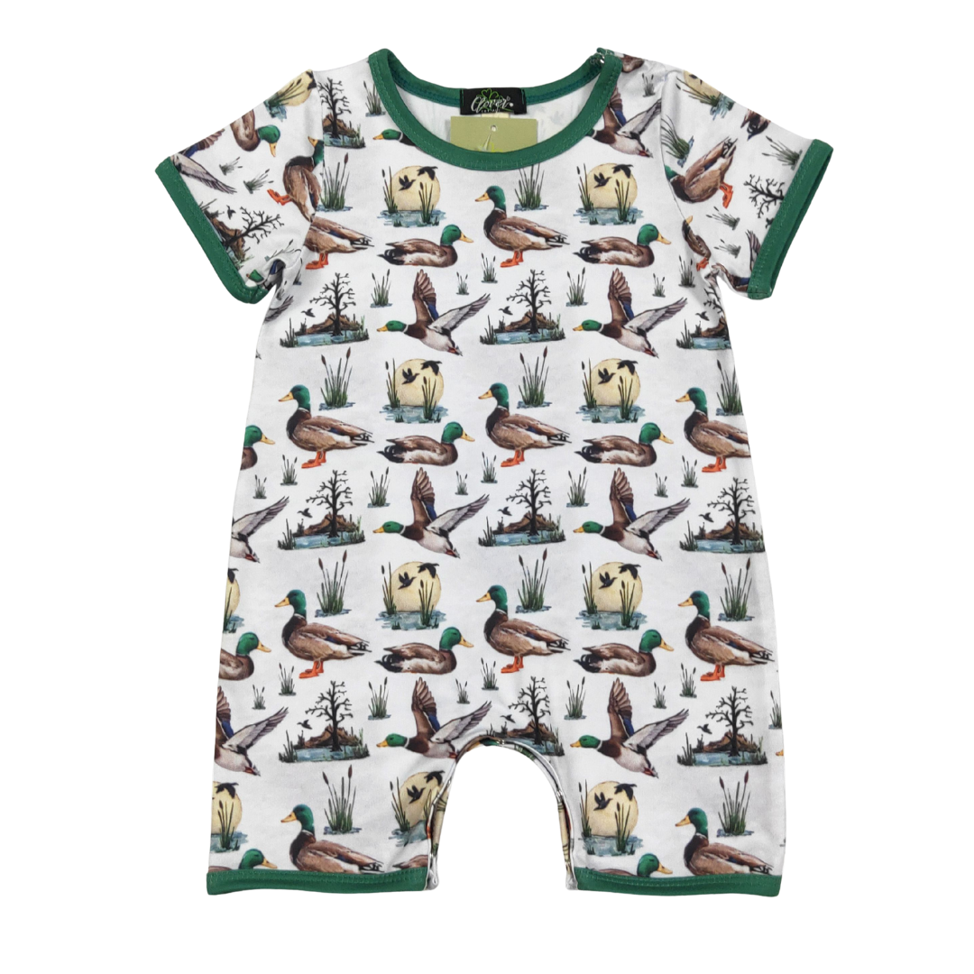 Sunset Mallard Boy Romper