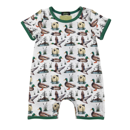 Sunset Mallard Boy Romper