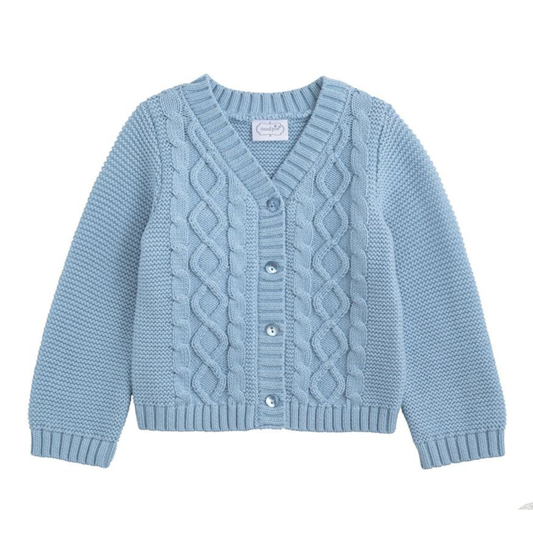 Blue Layette Cardigan