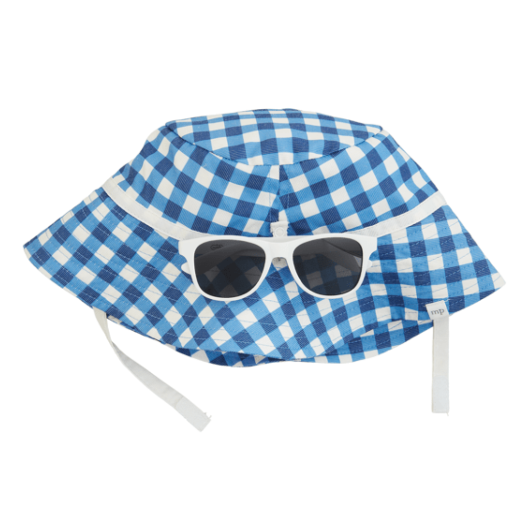 Boys Infant Sun Hat & Glasses Set