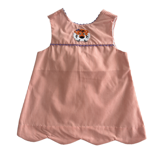 Clemson Tiger Scallop Dress