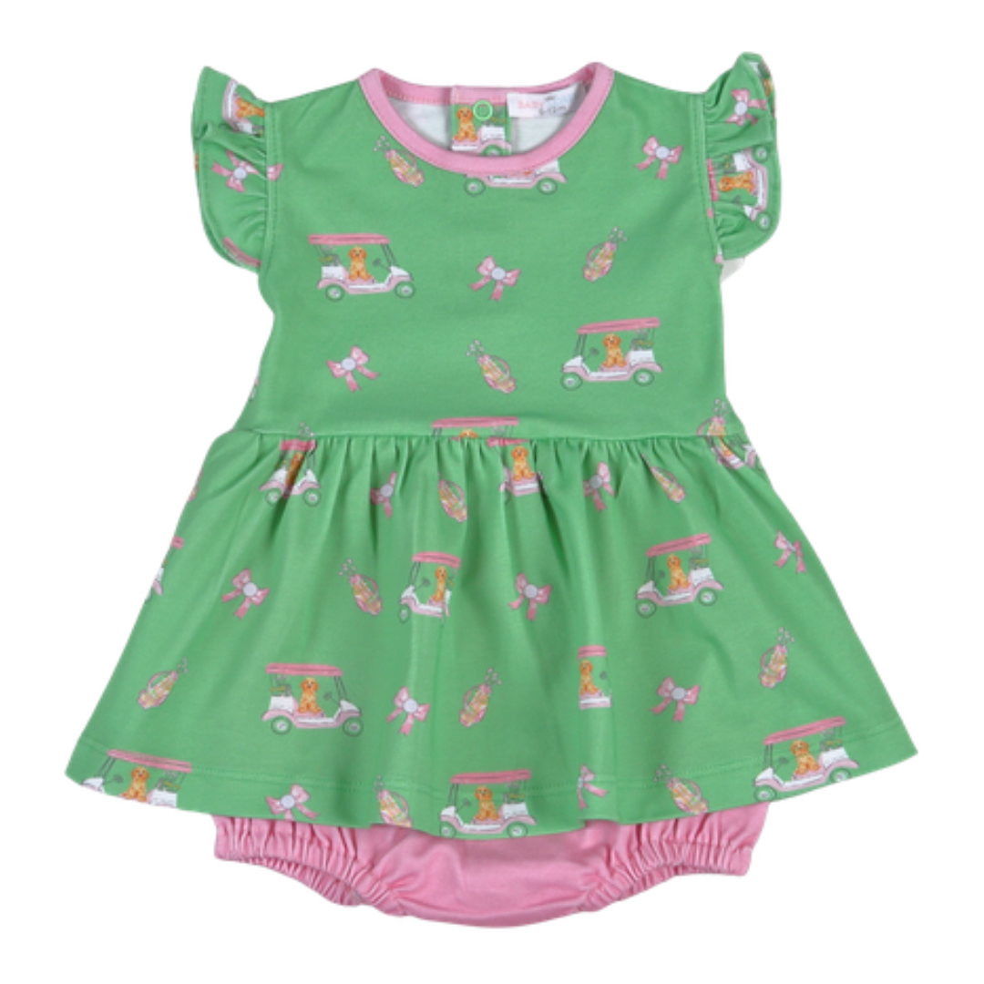 Pink Golf Buddies Bubble Dress