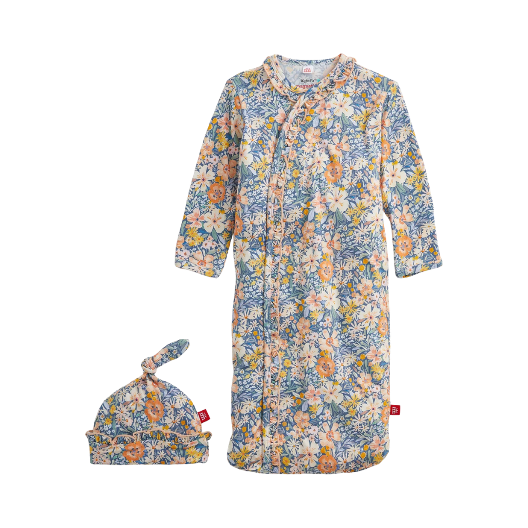 Flora Ruffle Gown & Hat