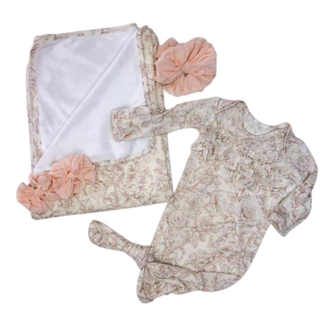 Vivian Vine Swaddle Blanket