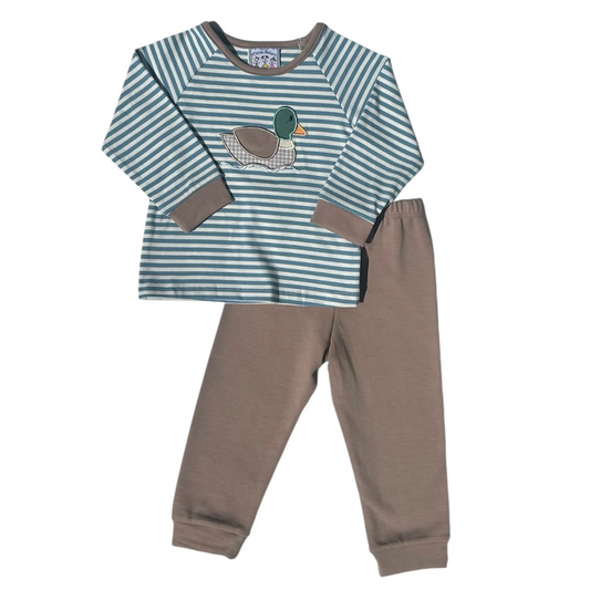 Duck Applique Jogger Set