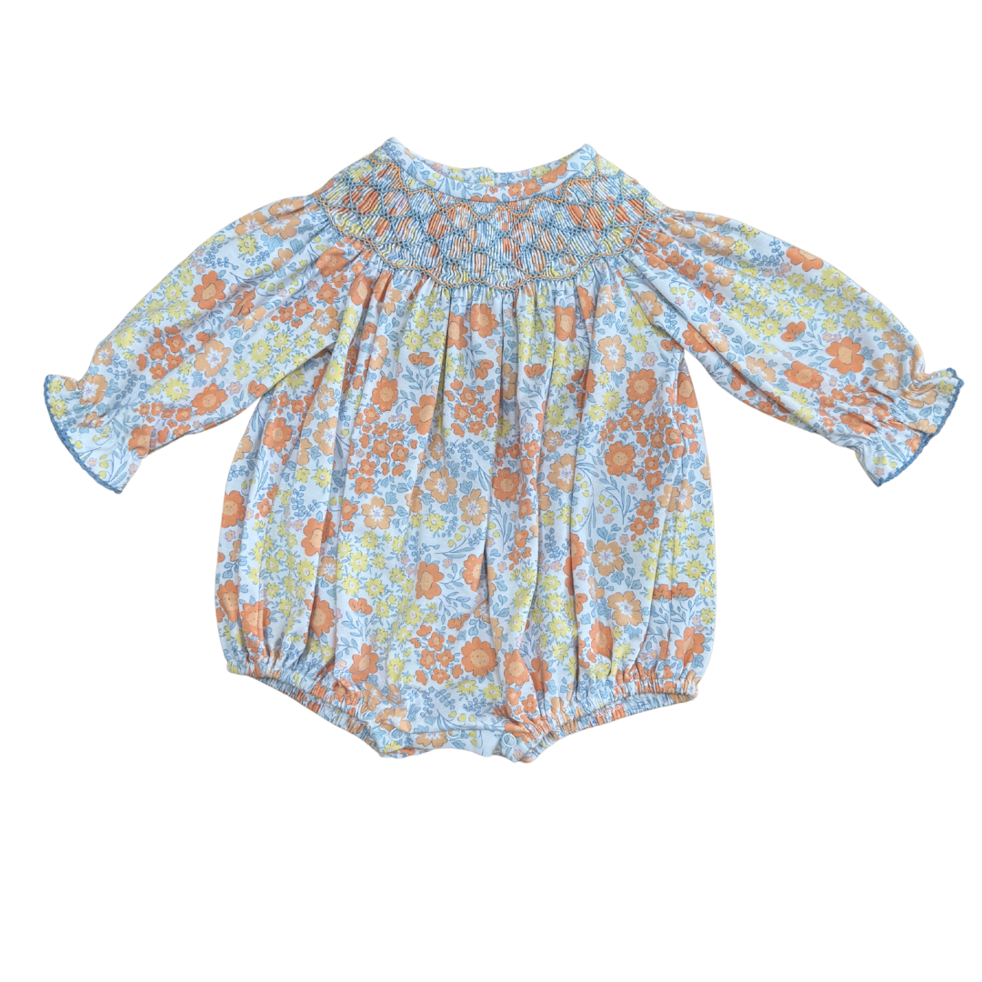 Autumn Breeze Smocked Bubble