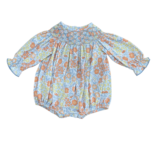 Autumn Breeze Smocked Bubble