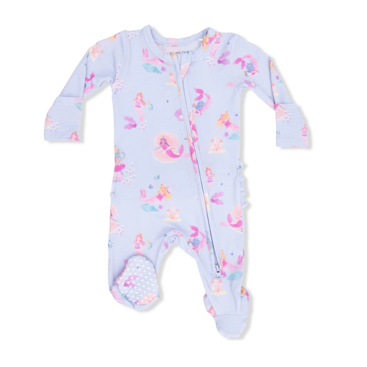 Mermaid Princesses Ruffle Footie