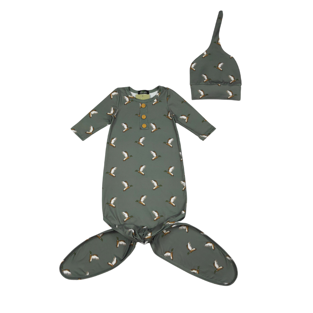 Retreat Mallard Baby Knotted Gown