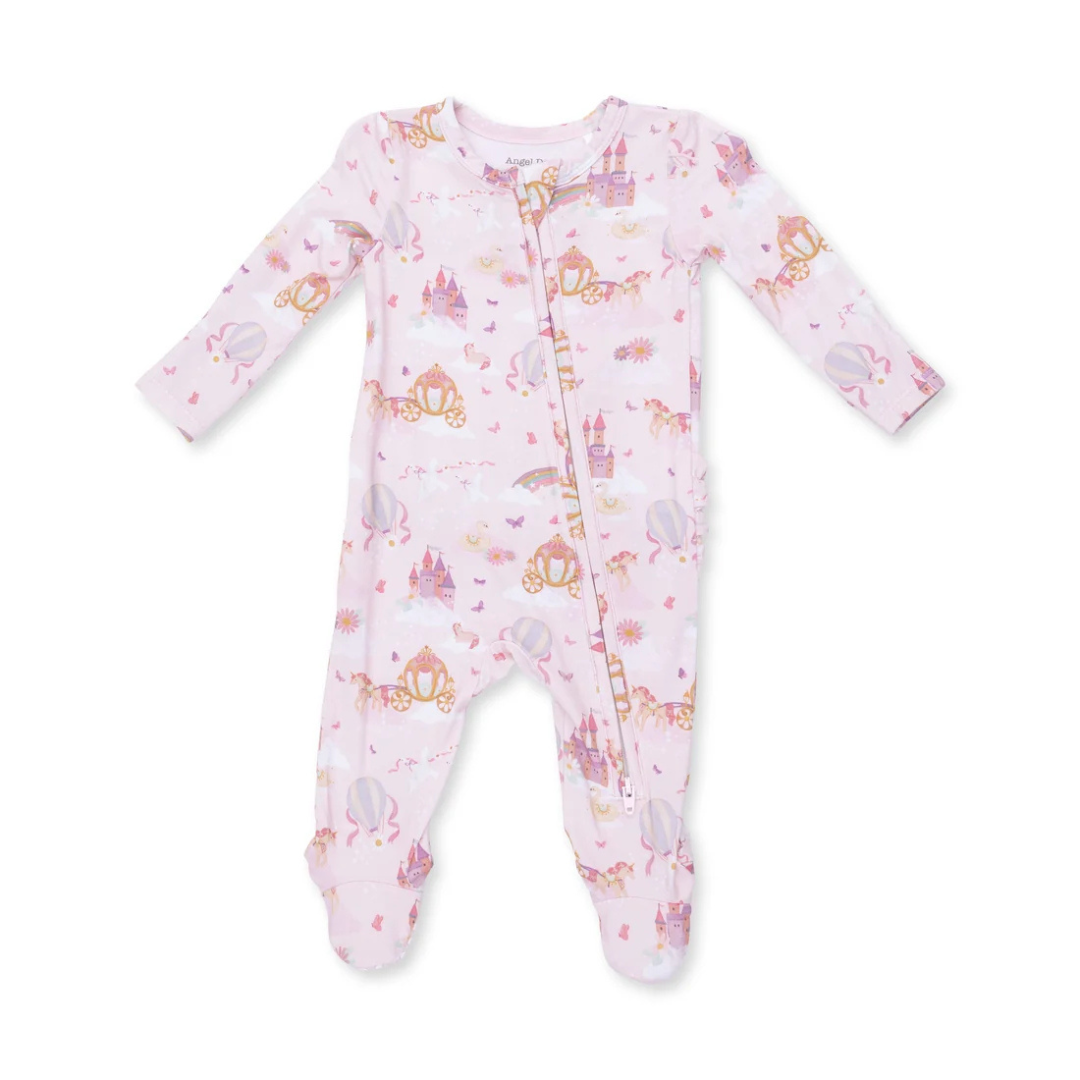 Princess Unicorns & Castle Ruffle Footie