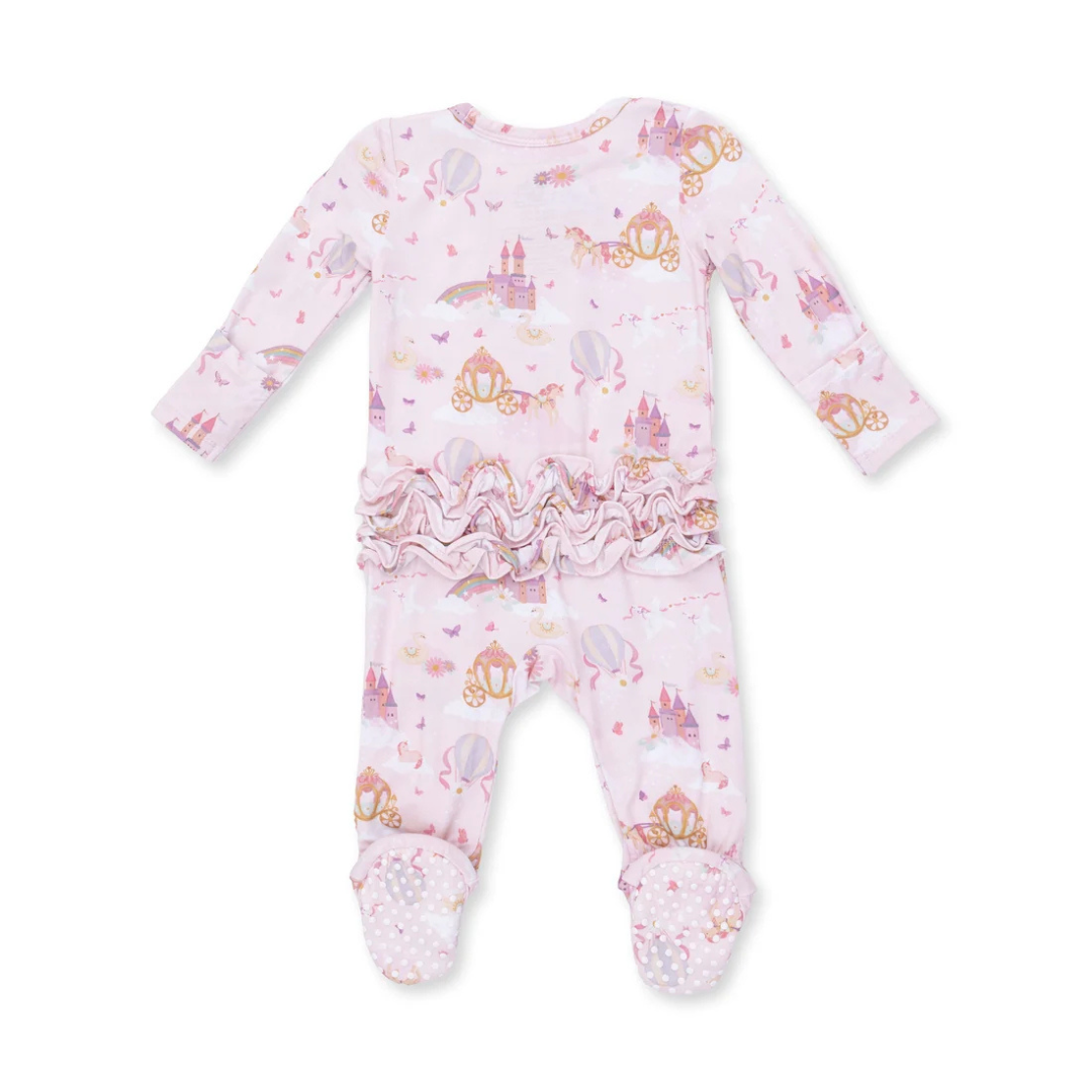Princess Unicorns & Castle Ruffle Footie
