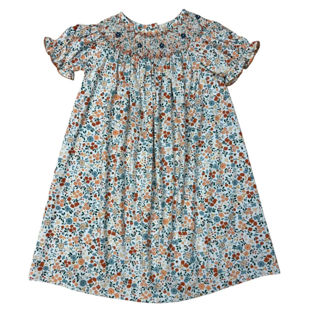 Autumn Blooms Smocked Geo Bishop