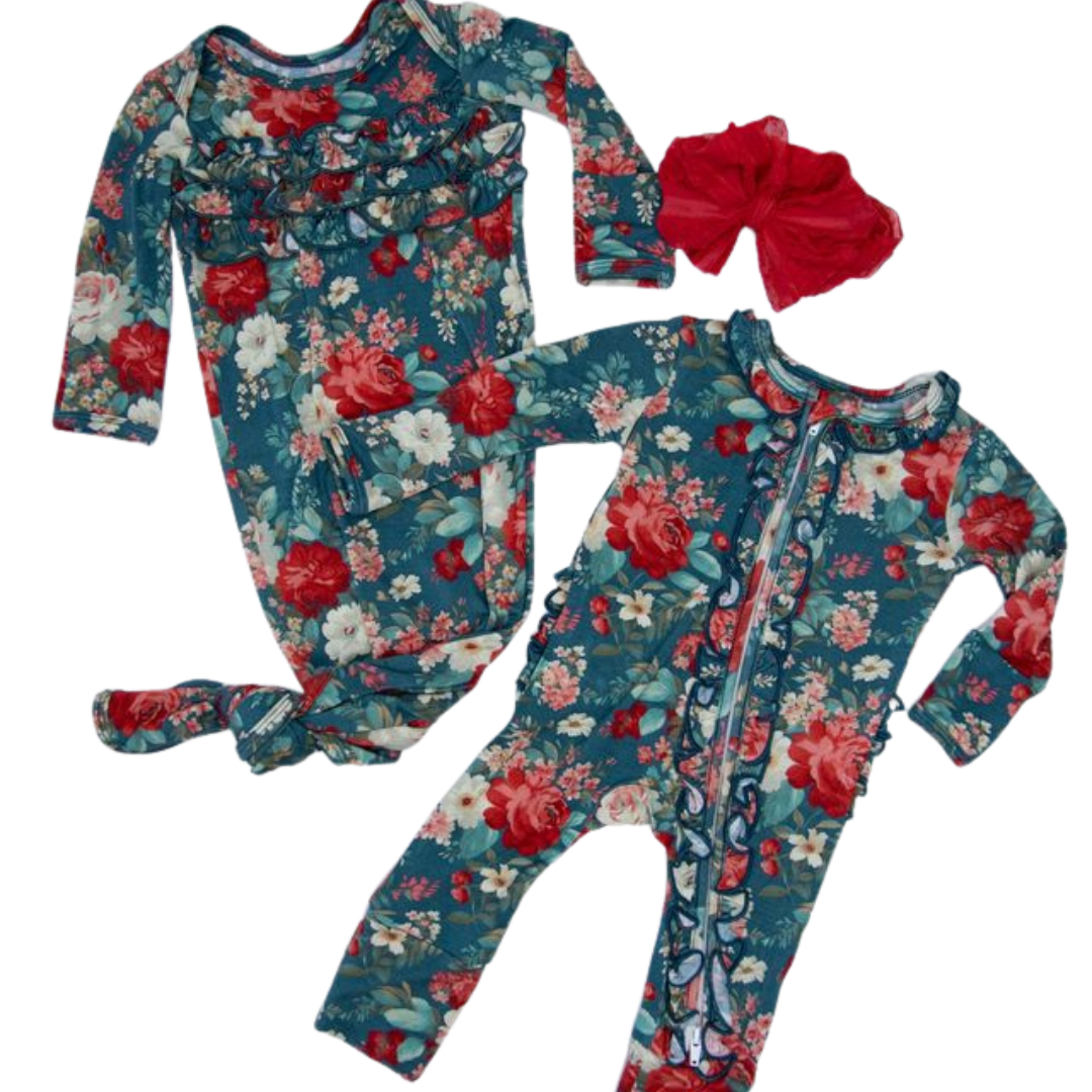 Scarlett Petal Ruffle Convertible Sleeper