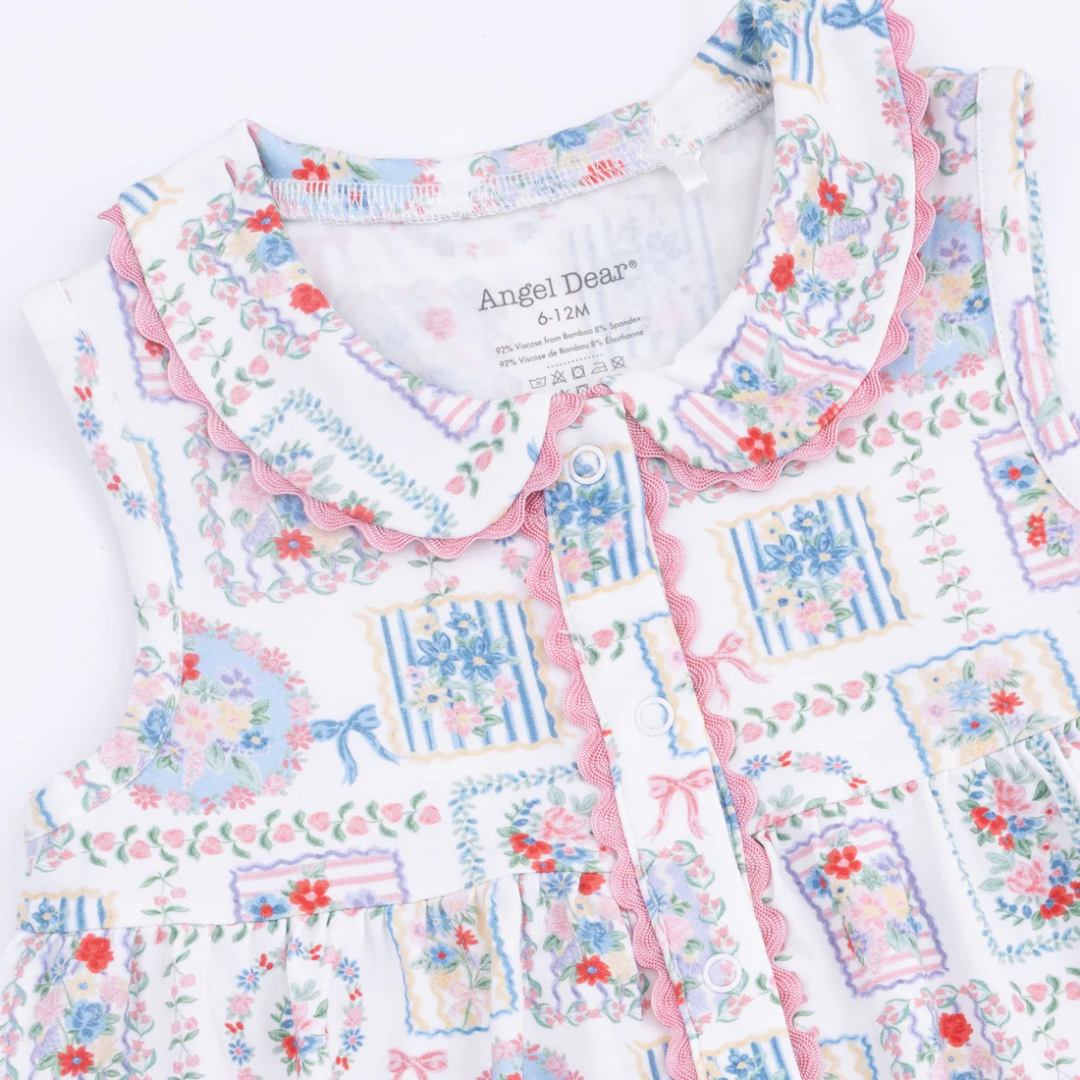 Julep's Floral Patchwork Dress with Bloomer
