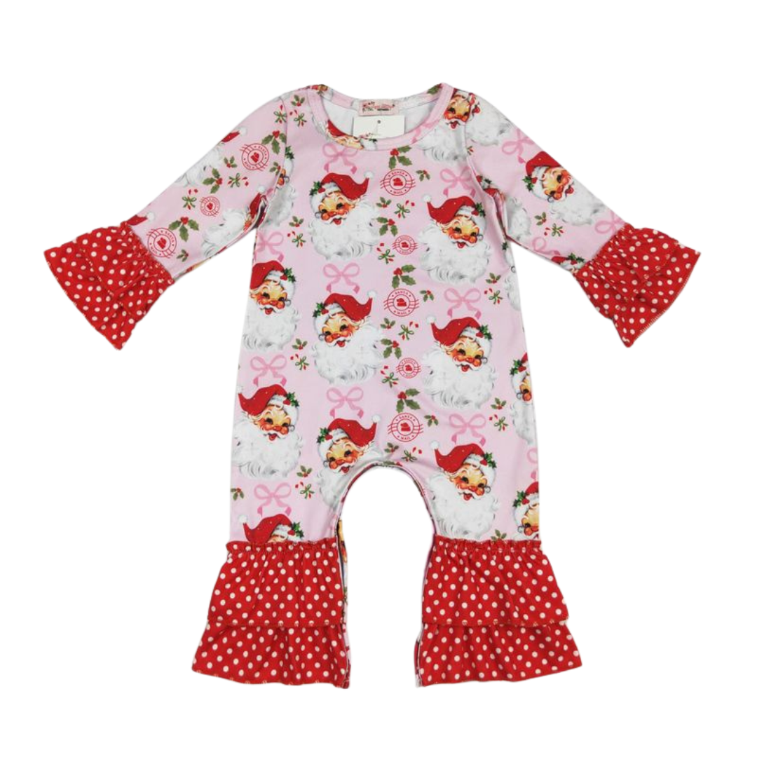 From Santa Ruffle Romper