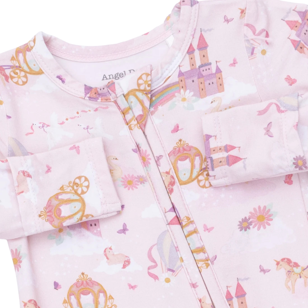 Princess Unicorns & Castle Ruffle Footie
