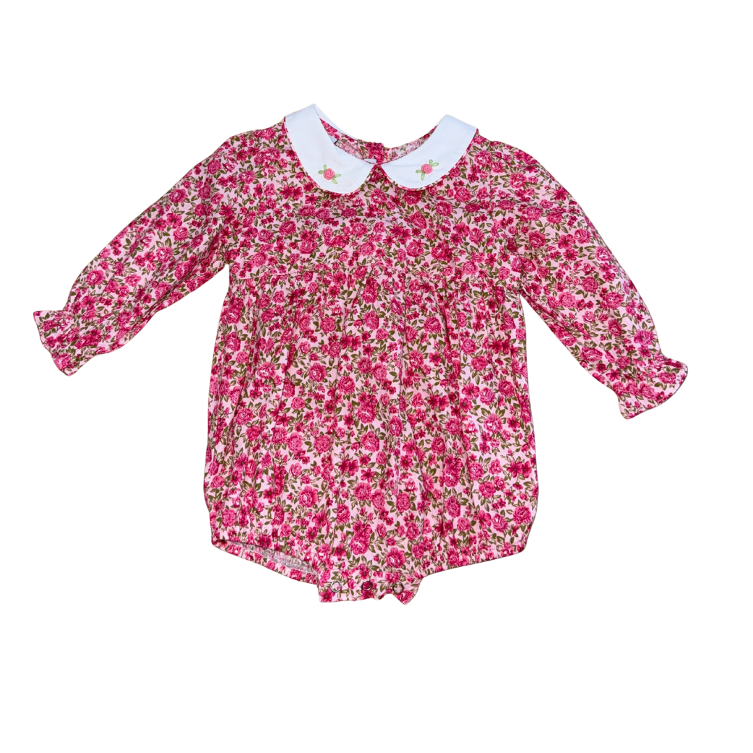 Regina Hot Pink Floral Bubble