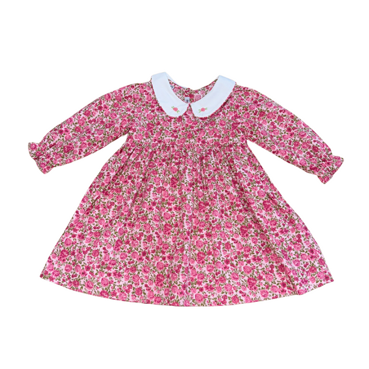 Regina Hot Pink Floral Dress
