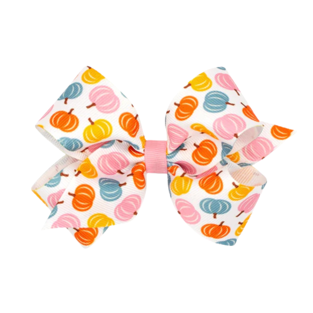 Harvest Print Wee Ones Bows