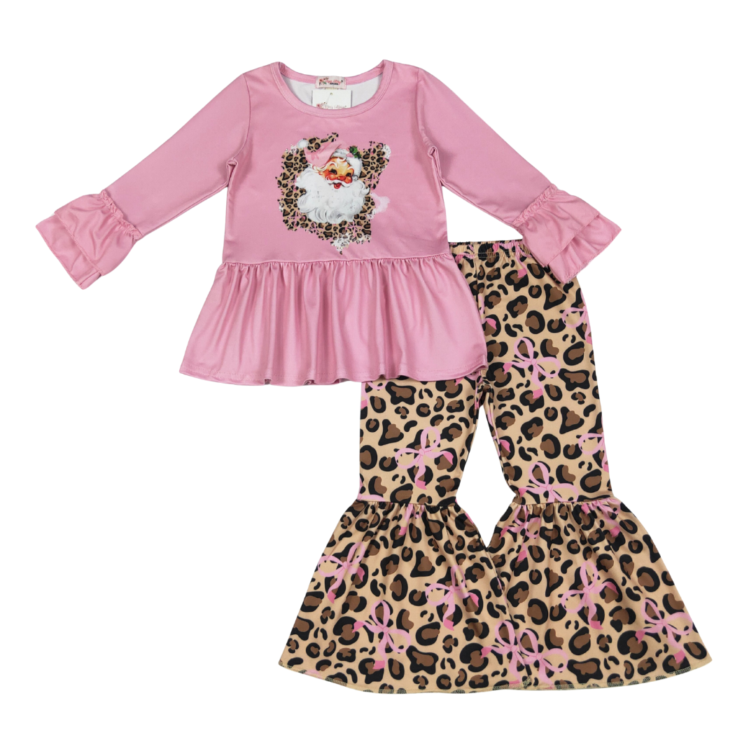 Pink Leopard Girls Set