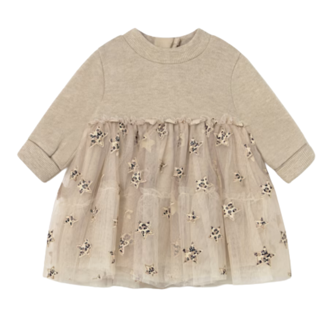 Leopard Stars Tulle Dress