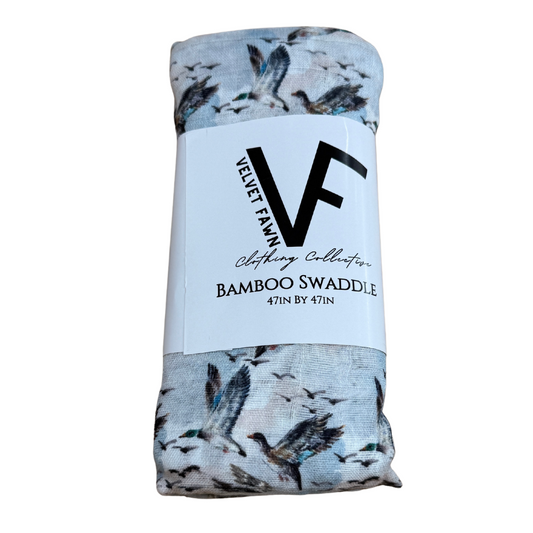 Mallard Sky Swaddle Blanket