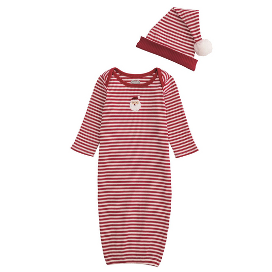 Stripe Santa Gown & Hat
