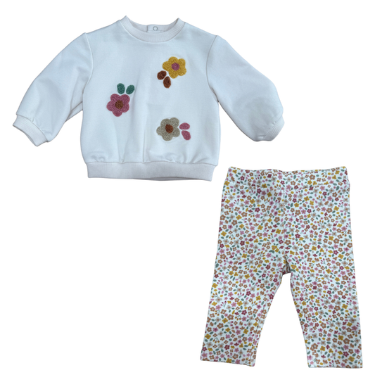 Petal Patch Legging Set