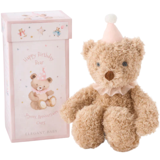 Pink Birthday Bear