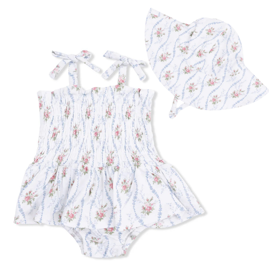 Heirloom Rose Stripe 2pc Set