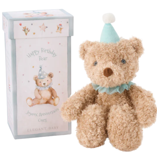 Aqua Birthday Bear